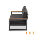 LIFE Soho Lounge Set with Teak Lift Up Coffee Table