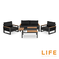 LIFE Soho Lounge Set with Teak Lift Up Coffee Table from Roseland Furniture