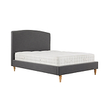 Liberty Charcoal Upholstered Linen Bed Frame 
