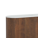 Milo Walnut Fluted Small Sideboard from Roseland Furniture