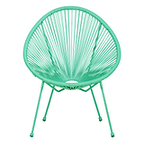 Monaco Green 2 Seat Garden Egg Chair Bistro Set