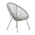 Monaco Grey 2 Seat Garden Egg Chair Bistro Set