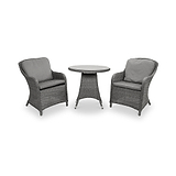 Paris 2 Seat Lux Rattan Bistro Set