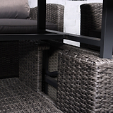 Paris Rattan Seven Seater Deluxe Sofa Dining Set