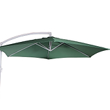 3m Cantilever Parasol in Green - Close up of canopy