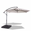 3m Crank & Tilt Ivory Cantilever Parasol from Roseland Furniture