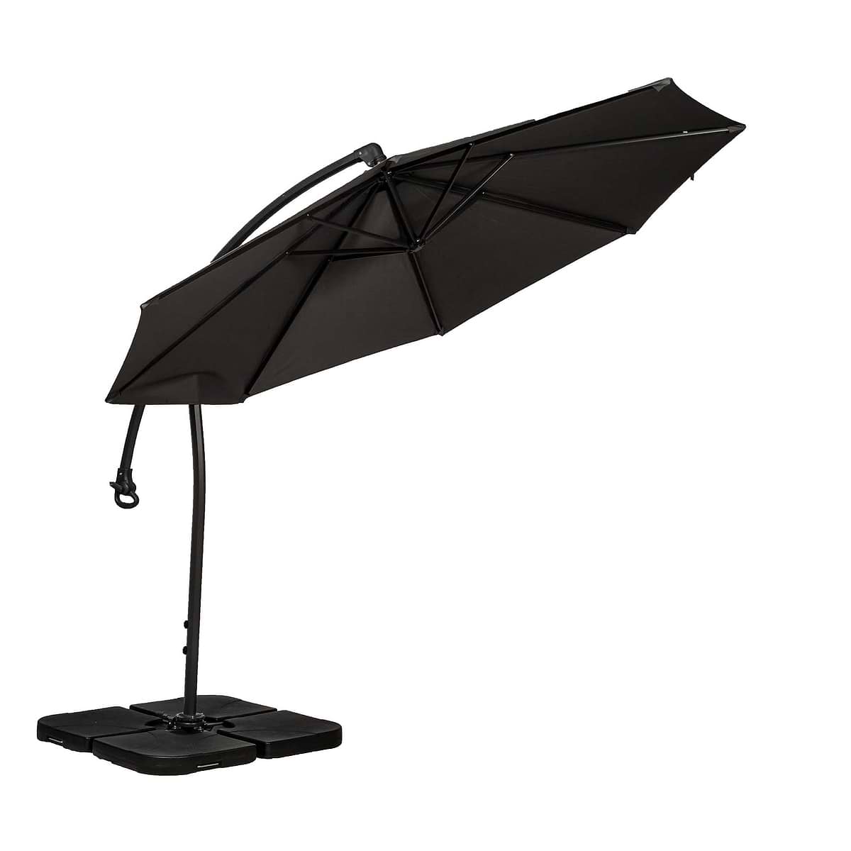 hasle outfitters patio umbrella 3m Deluxe Pedal Operated Cantilever Parasol