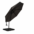 3m Deluxe Pedal Operated Cantilever Parasol - Grey
