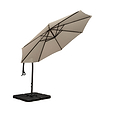 3m Deluxe Pedal Operated Cantilever Parasol - Ivory