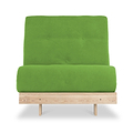 Maggie Apple Green Single Futon Sofa Bed