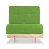 Maggie Apple Green Single Futon Sofa Bed