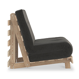 Maggie Charcoal Single Futon Sofa Bed