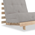 Maggie Grey Single Futon Sofa Bed