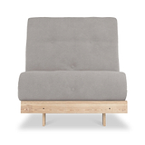 Maggie Grey Single Futon Sofa Bed