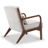 Khali Natural Upholstered Modern Vintage Armchair