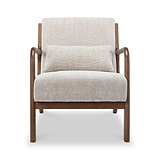 Khali Natural Upholstered Modern Vintage Armchair
