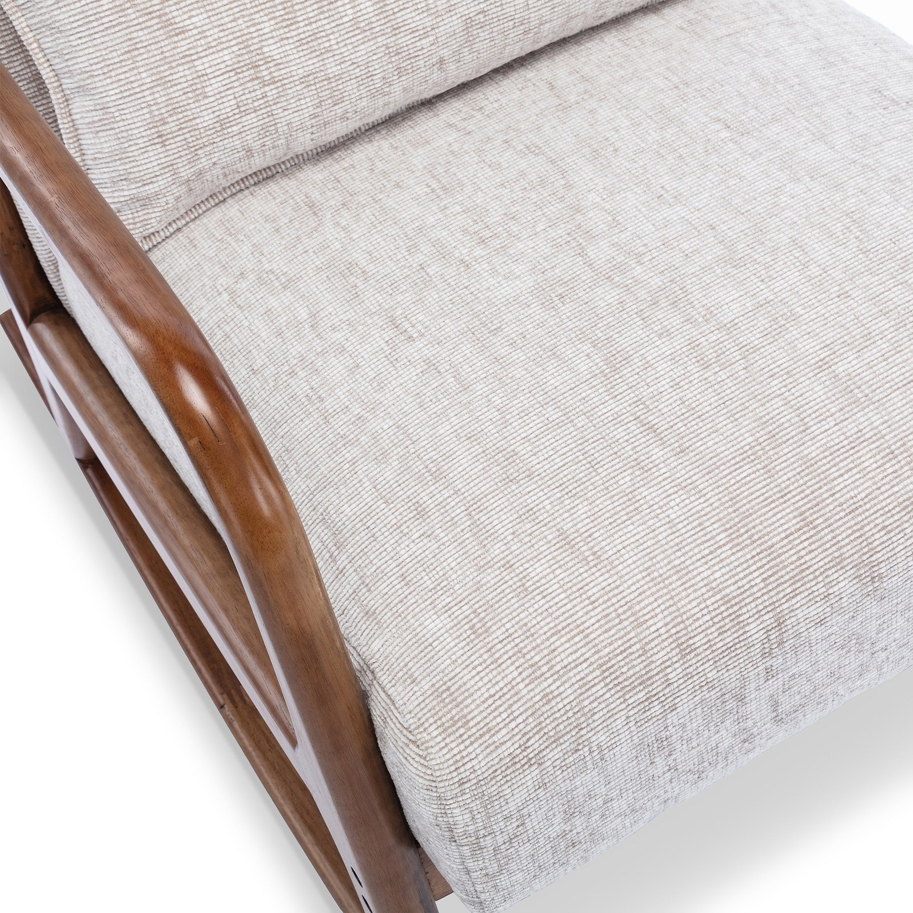 Khali Natural Modern Vintage Rocking Chair