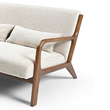 Khali Natural Chenille 2 Seater couch