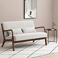 Khali Natural Chenille 2 Seater Sofa 