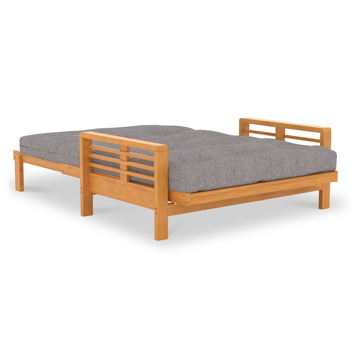 Bristow Light Grey Small Double Futon Sofabed from Roseland