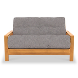 Bristow Light Grey Small Double Futon Sofabed from Roseland