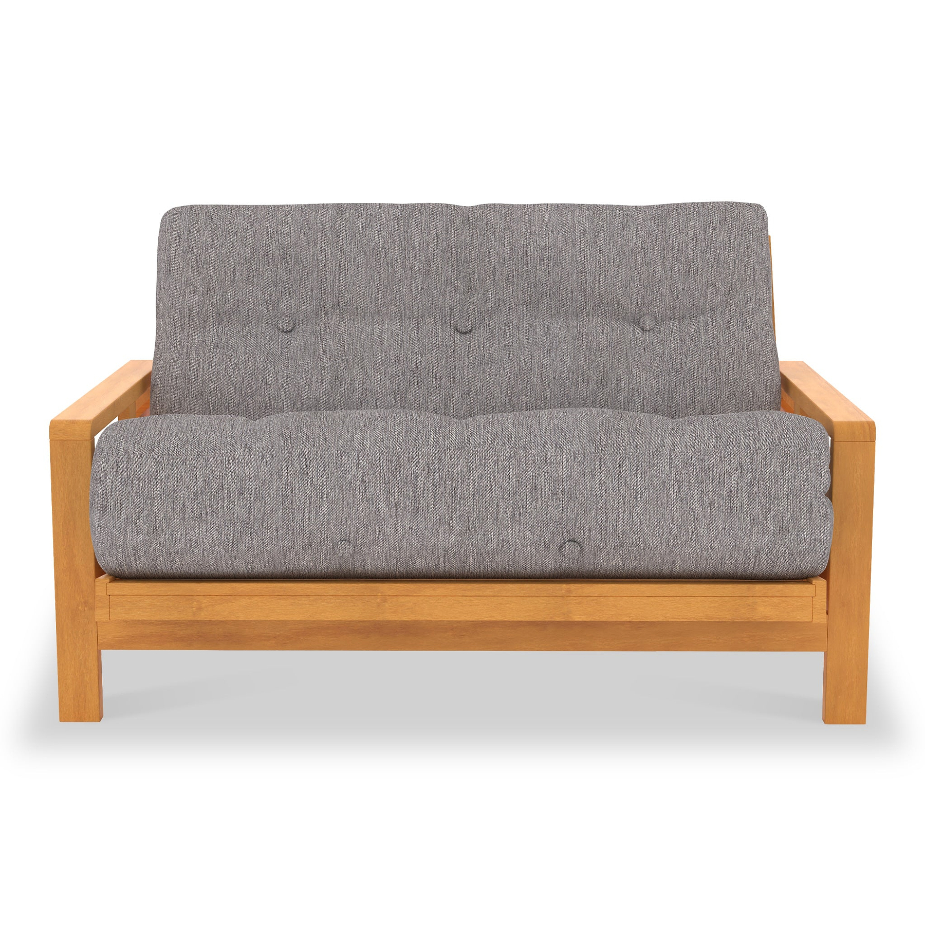 Bristow Light Grey Small Double Futon Sofabed from Roseland
