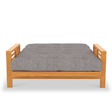 Bristow Light Grey Small Double Futon Sofabed from Roseland