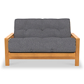 Bristow Dark Grey Small Double Futon Sofabed from Roseland