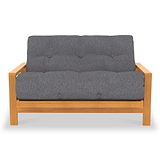 Bristow Dark Grey Small Double Futon Sofabed from Roseland