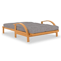 Ruben Light Grey Small Double Futon from Roseland