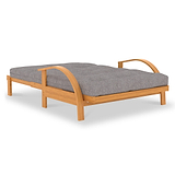 Ruben Light Grey Small Double Futon from Roseland