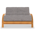 Ruben Light Grey Small Double Futon from Roseland