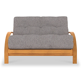 Ruben Light Grey Small Double Futon from Roseland