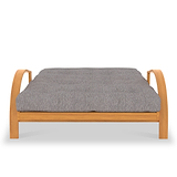 Ruben Light Grey Small Double Futon from Roseland