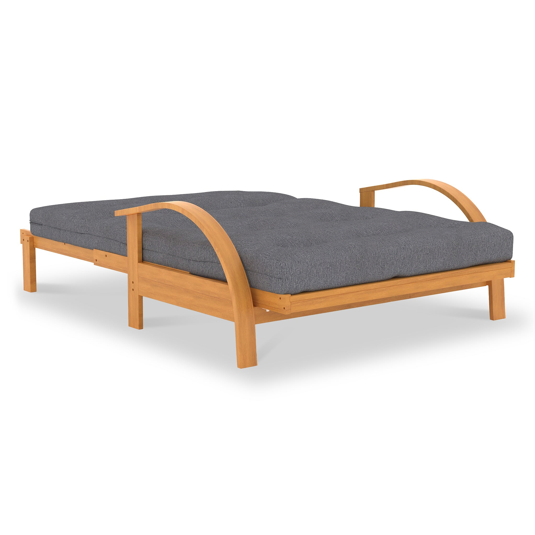 Ruben Dark Grey Small Double Futon from Roseland