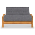Ruben Dark Grey Small Double Futon from Roseland