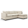 Hampton Natural 3 Seater Boucle Chaise Sofa