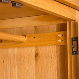 Newlyn Oak Double Wardrobe with Drawer from Roseland