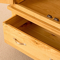 Newlyn Oak Double Wardrobe with Drawer from Roseland