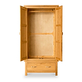 Newlyn Oak Double Wardrobe with Drawer from Roseland