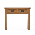 Zelah Oak Dressing Table - Front View