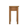 Zelah Oak Dressing Table - Side on view