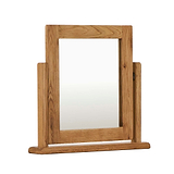 Zelah Oak Vanity Mirror by Roseland Furniture