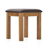 Zelah Oak Stool by Roseland Furniture