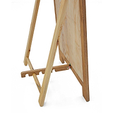 Zelah Oak Cheval Mirror - Back stand fixing