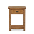 Zelah Oak Telephone Table - Showing top of table