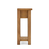 Zelah Oak Telephone Table - Side on view