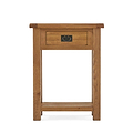 Zelah Oak Telephone Table - Front view