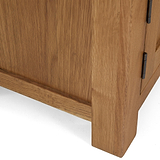 Zelah Oak 120cm TV Stand - TV Stand foot