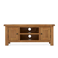 Zelah Oak 120cm TV Stand - Front View